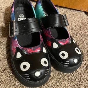 T.U.K. Kitty Mary Jane Galaxy Flats